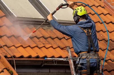 Démoussage et hydrofuge de toiture à Théding